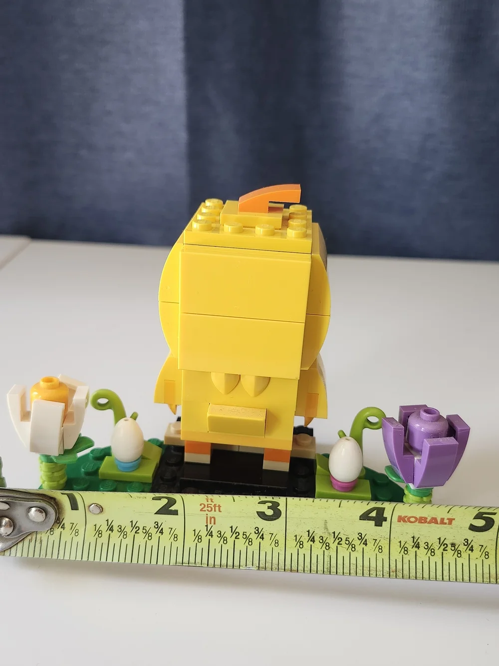 LEGO Brick Headz Easter Chick w/ Flowers 40350 Retired used no box no manual